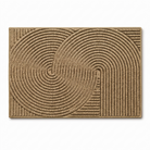 Adarra entry door mat in khaki on a white background