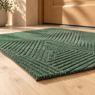 Adarra Non Slip Polypropylene Entry Door Mat for High Traffic Doorways, Green, material detail