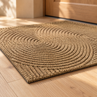 Adarra Non Slip Polypropylene Entry Door Mat for High Traffic Doorways, Khaki, material detail